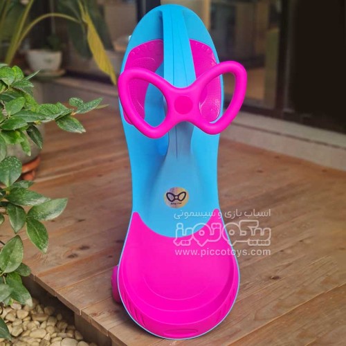 لوپ کار چرخ ژله ای آبی سرخابی - کد PSA3407