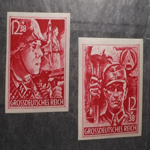 سری مینت کمیاب بدون دندانه سربازآلمانی رایش سومbr1