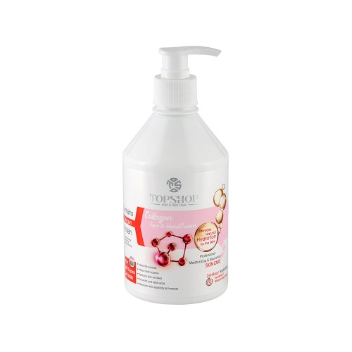کرم مرطوب کننده تاپ شاپ حاوی کلاژن 500میل