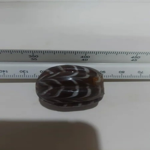 فروش مهره مینا درشت طرح تراش دار