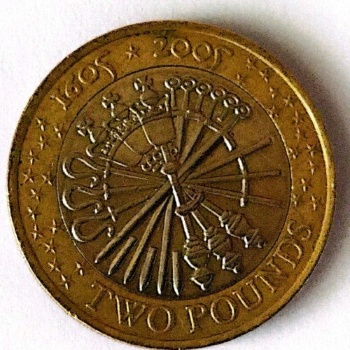 فروش سکه 2 پوندیادبودی توطئه باروت انگلیس 2005