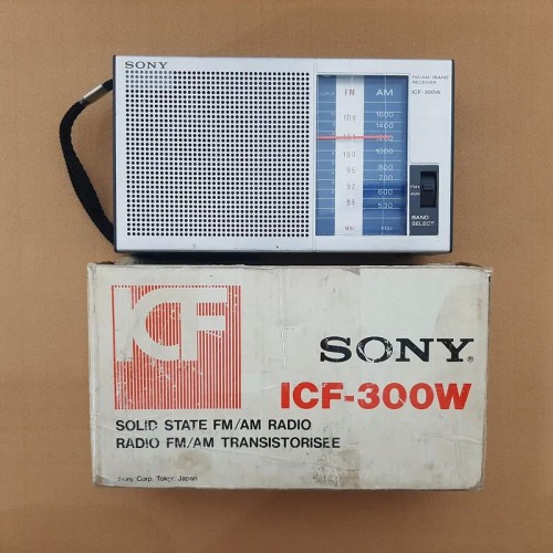 رادیو سونی دوباند ICF-300W کلکسیونی و زیبا