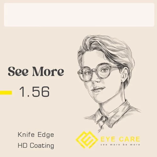 عدسی طبی سی مور See More 1.56 KNIFE EDGE/HD Coating