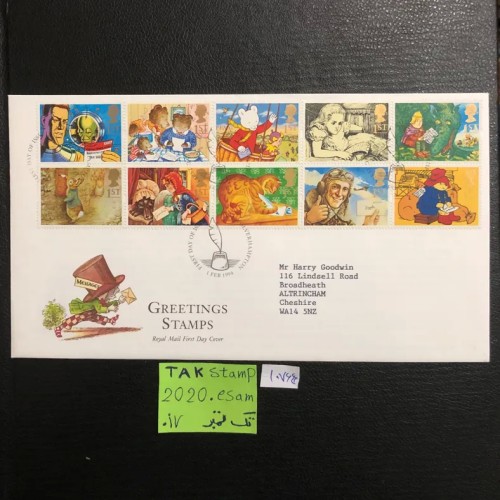 فروش پاکت مهرروز کارتون های معروف جهانی بریتانیا