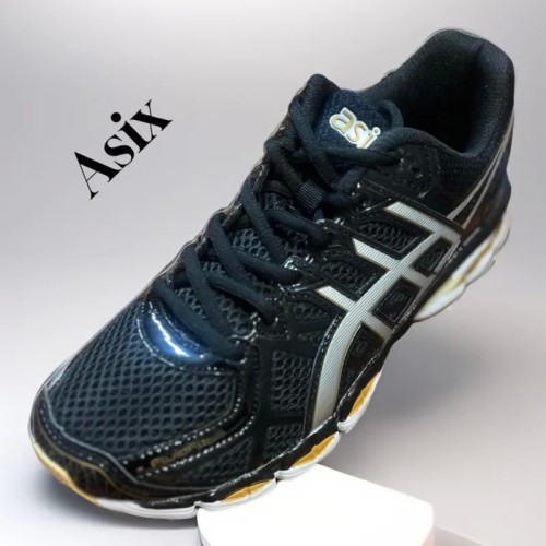 خرید کفش کتونی مردانه مشکی آسیکس با دوام و ارزان