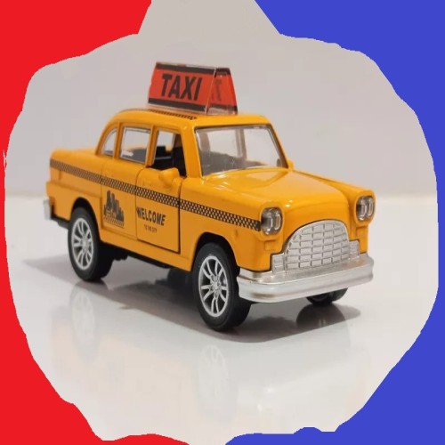 ماکت فلزی ماشین تاکسی نیویورک کلاسیک زرد | کلکسیونی و بازی