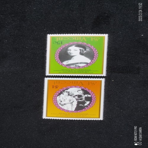 فروش تمبر 40 سالگرد ازدواج ملکه ویکتوریا