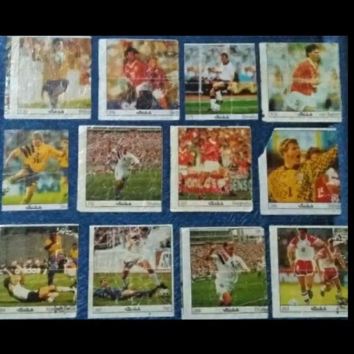 فروش 12 عکس آدامس فوتبالی قشنگه 1994 کمیاب