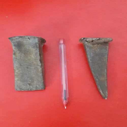 فروش گوه فولادی قدیمی ساخت زمان پهلوی - ابزار هیزم‌شکن