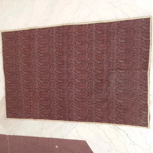 فروش رومیزی ترمه سنتی قرمز قهوه‌ای زرشکی قدیمی