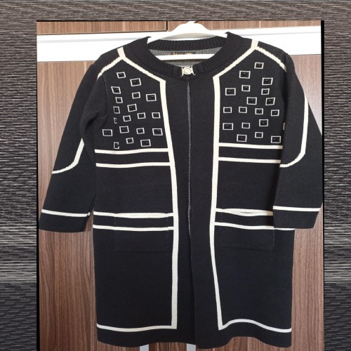 مانتو بافت جلو باز خوش طرح با بهترین قیمت