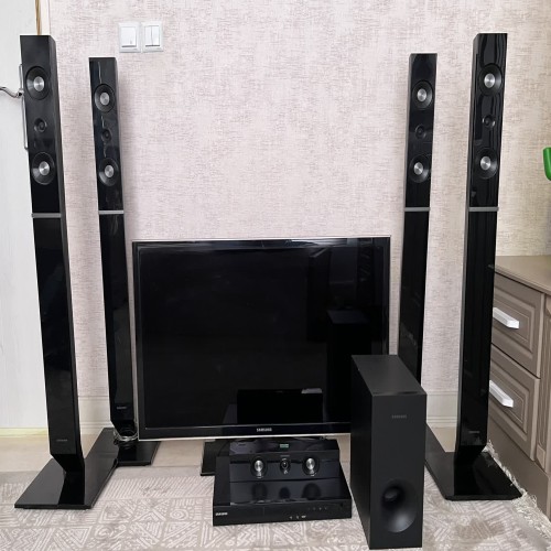 فروش تلویزیون 40 اینچ سامسونگ با سینما خانگی و دی وی دی