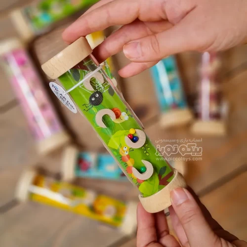 هزارتوی استوانه‌ای چوبی سبز - کد P/BZ 41 B/SA
