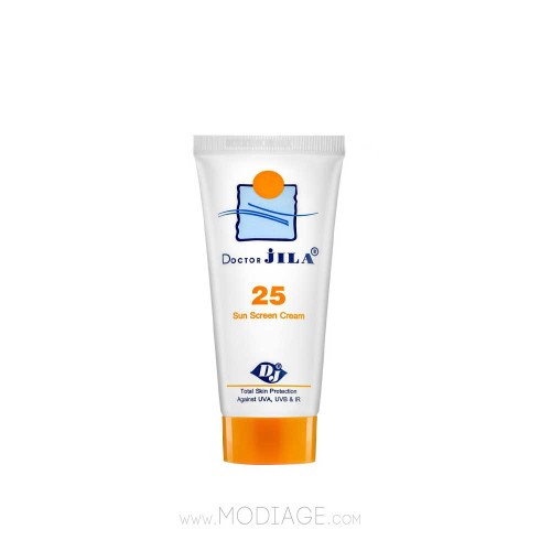 کرم ضدآفتاب SPF25 دکتر ژیلا، مرطوب و محافظ پوست