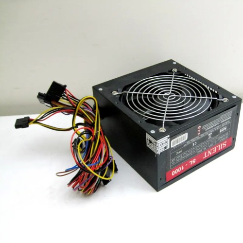 پاور فن بزرگ مشکی SILENT سالم و بدون صدا