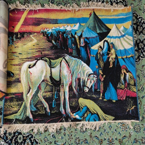 تابلو فرش عاشورا با طراحی بی‌نظیر و کیفیت عالی