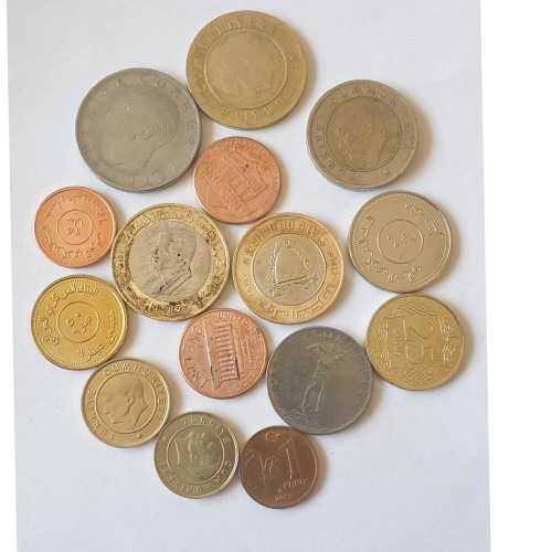 فروش پکیج اکونومی 15 سکه خارجی غیرتکراری 00193(توضیحات)