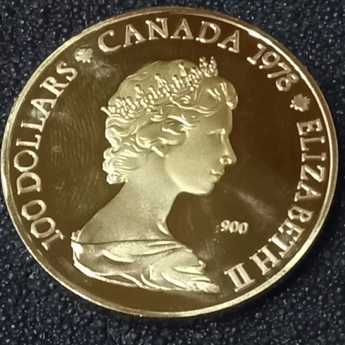 فروش سکه یاد بود اب طلا کاری شده ملکه الیزابت دوم