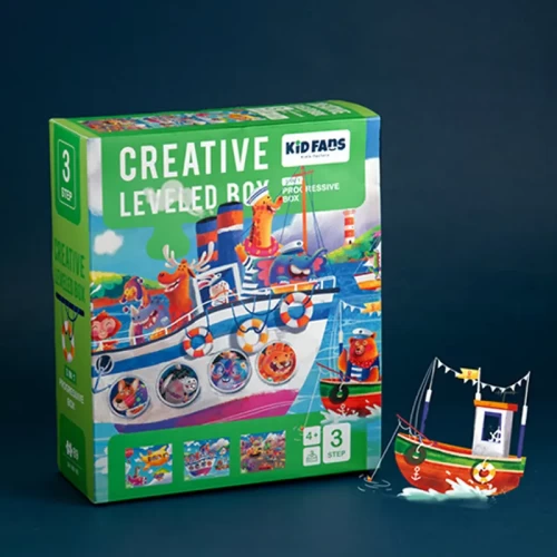 پازل کودک 89 تکه حمل و نقل KID FANS TRANSPORTATION