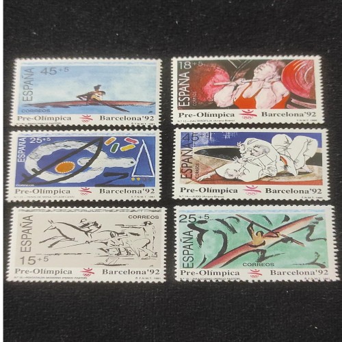 فروش سری المپیک بارسلونا 1992 چاپ اسپانیا - مجموعه کامل