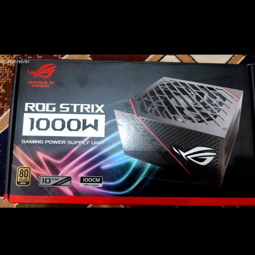 پاور کامپیوتر ROG Strix 1000 وات ایسوس با گواهی Gold