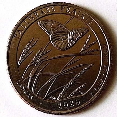 سکه 25 سنت کانزاس آمریکا 2020 - کالای نایاب و دیدنی