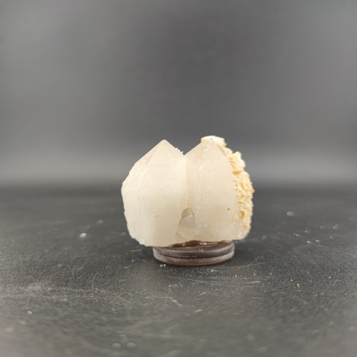 فروش راف کلکسیونی کوارتز دوقلو کوهستانی با همرشدی دولومیت زین اسبی