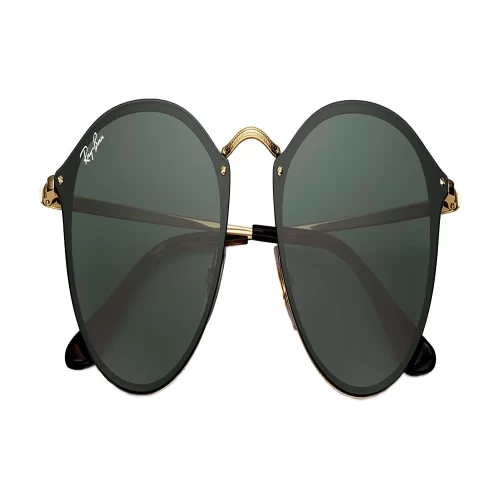 عینک آفتابی RayBan 3574N Blaze Round Gold Green