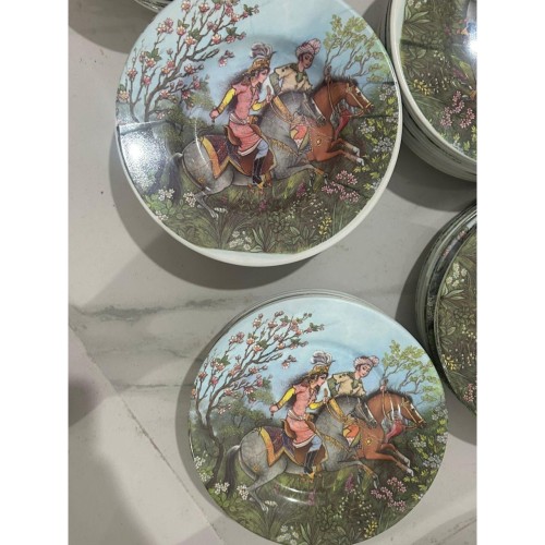 ست ملامین طرح خسرو شیرین برنج و خورشت خوری