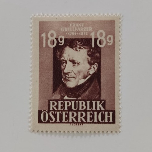 فروش تمبر کلاسیک ، نمایشنامه نویس اتریشی 1947