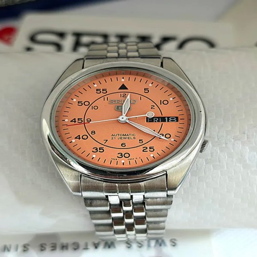 فروش ساعت سیکو پنج اتوماتیک پشت شیشه ای ژاپن