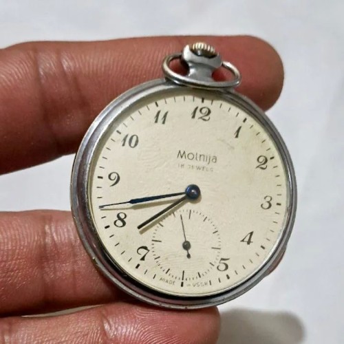 فروش ساعت جیبی کوکی روسی قدیمی با کارکرد کامل