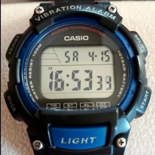 ساعت مچی دیجیتال کاسیو W736H با آلارم لرزش و جعبه