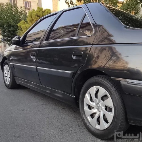 قالپاق اسپرت پژو پارس سایز 14 اینچ با لوگو نقره‌ای