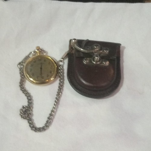 فروش ساعت جیبی LAROX با کیف قدیمی و نیاز به سرویس