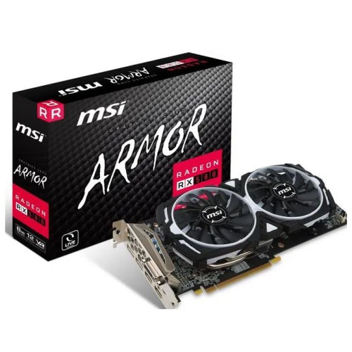فروش کارت گرافیک MSI RX580 8G ARMOR با بهترین قیمت