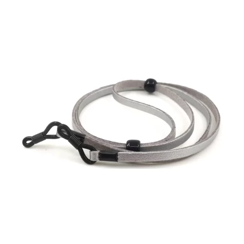 بند عینک Eaglesee Light Grey Leather رنگ طوسی