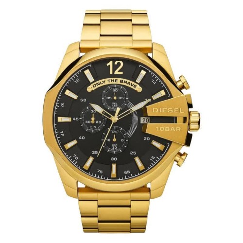 فروش ساعت مچی مردانه دیزل شاخ دار طرح کرنو طلایی