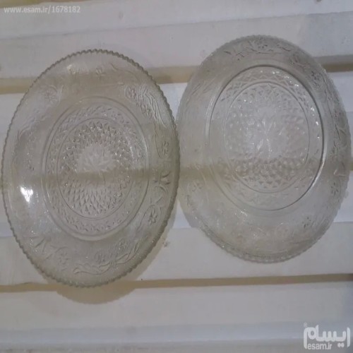 فروش بشقاب بلور دهه 60 با طراحی خاص و منحصر به فرد