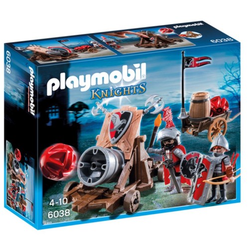 پلی موبیل مدل Hawk Knights' Battle Cannon 6038