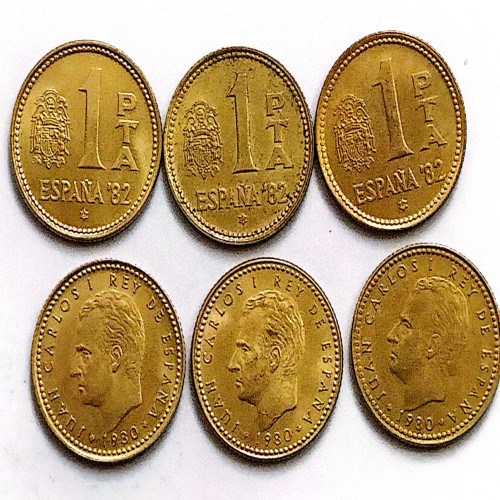 فروش سکه یادبودی 1پزو اسپانیا 1980 با قیمت مناسب