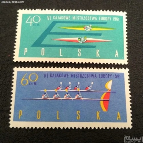 فروش تمبر سری قایقرانی چاپ لهستان