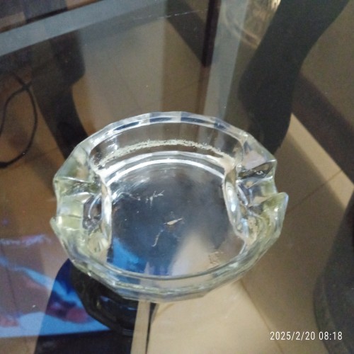 فروش زیر سیگاری قاجاری روسی با حک داس و چکش در ته ظرف