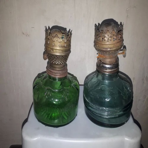 فروش جفت چراغ نفتی قدیمی