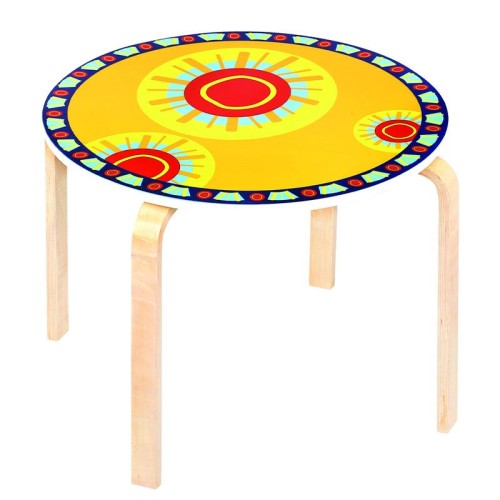 میز کودک چوبی زرد کد SD 03 C | خرید آنلاین