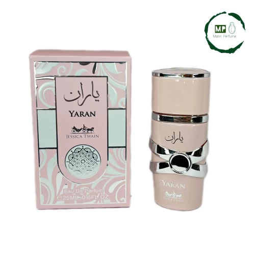 عطر مینی 25 میل یارا صورتی با رایحه ملایم و جذاب