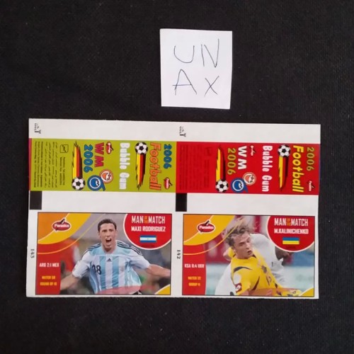 فروش بلوک عکس آدامس فوتبالی نایاب برش نخورده