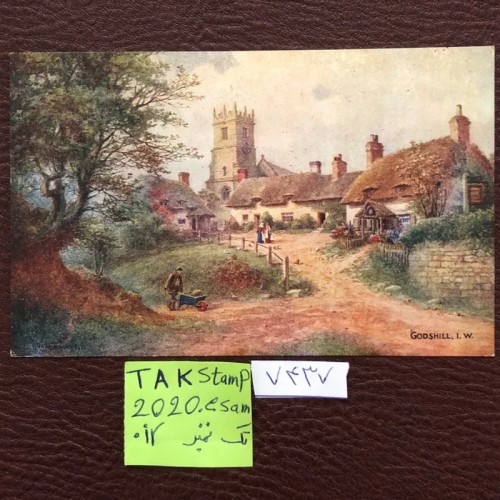 فروش کارت پستال کلاسیک رنگی زندگی روستایی اروپایی