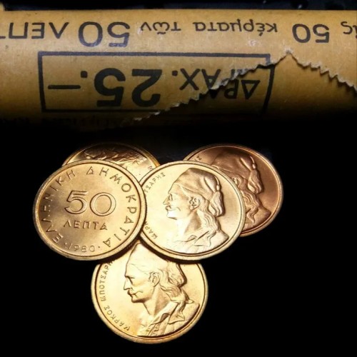 فروش سکه کمیاب یونان 1980 - گالری بخشایش