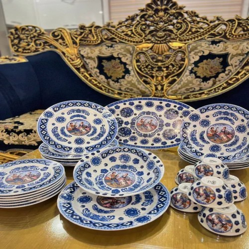 فروش سرویس 27 پارچه لیلی و مجنون لمونژ با کیفیت عالی